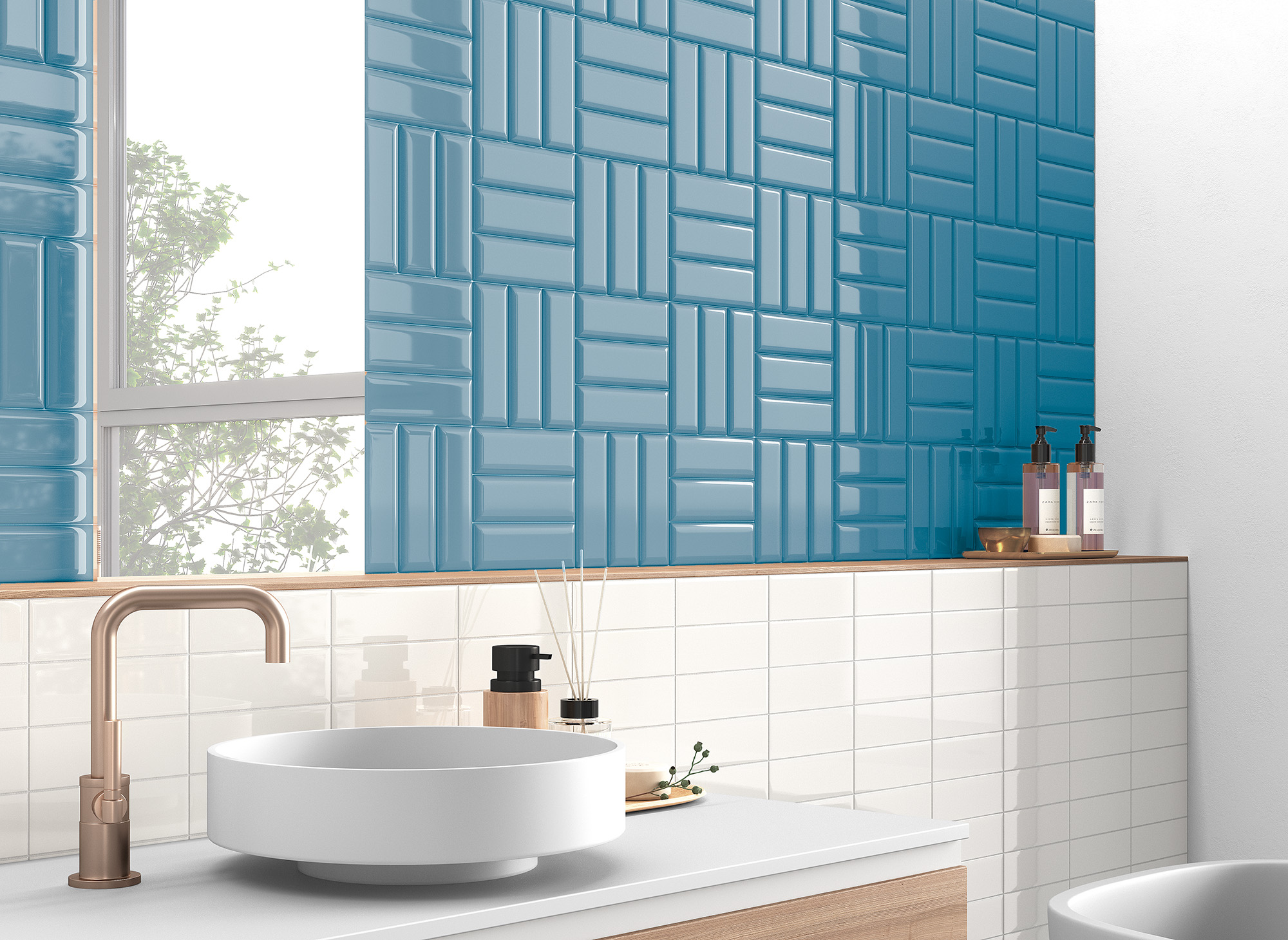 Ikon Pillow Blue | Mayolica