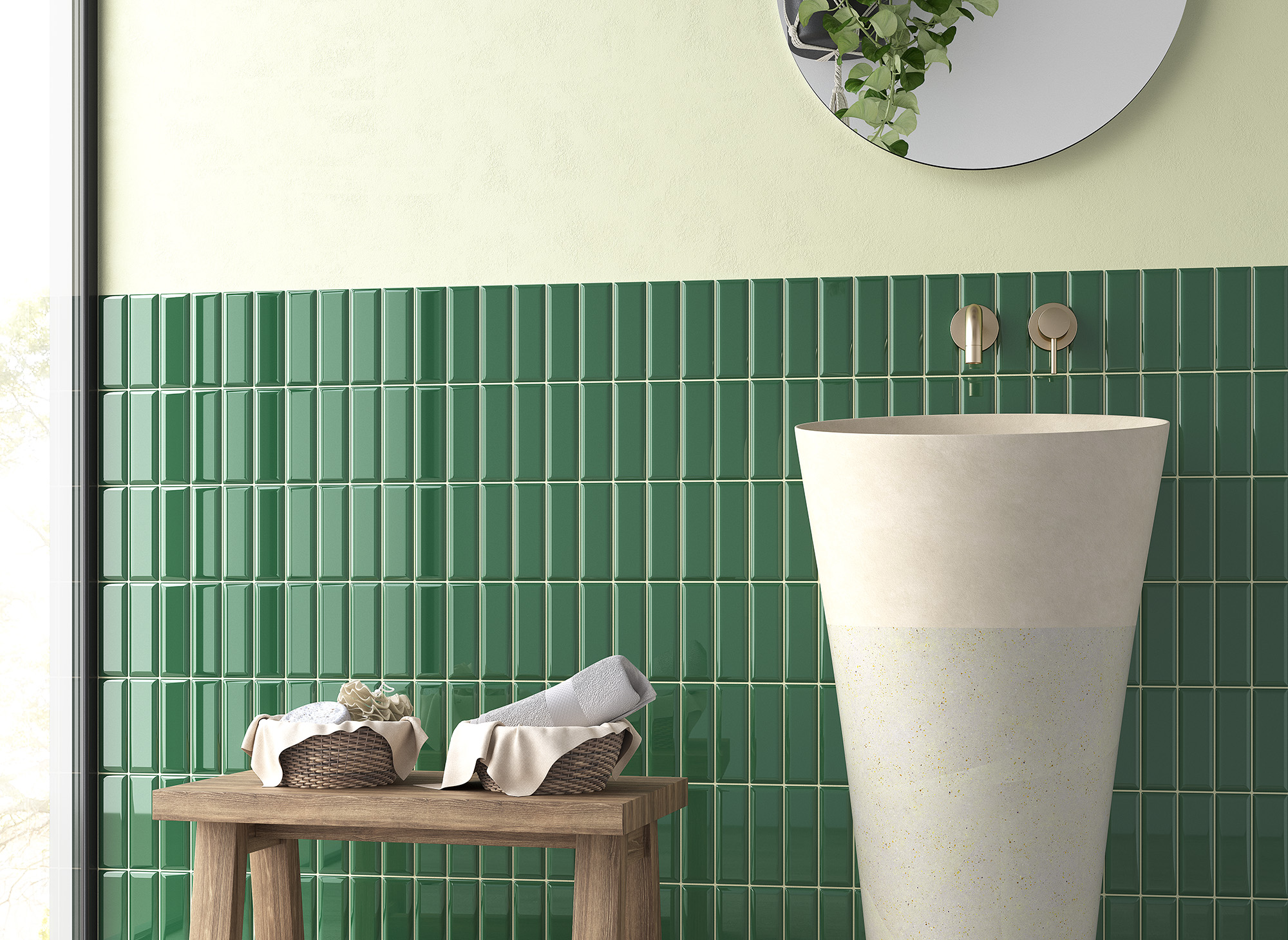 Ikon Pillow Green | Mayolica